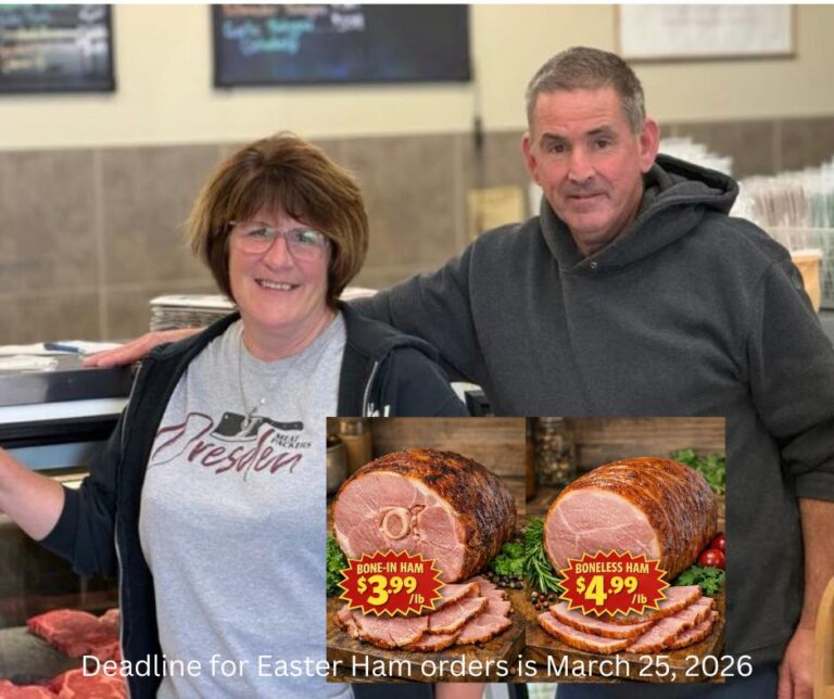 Dresden Meat Packers Ham Deadline is today!