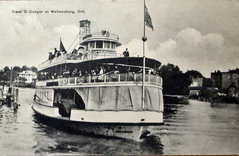 TBT: Omar D. Conger ferry in Wallaceburg