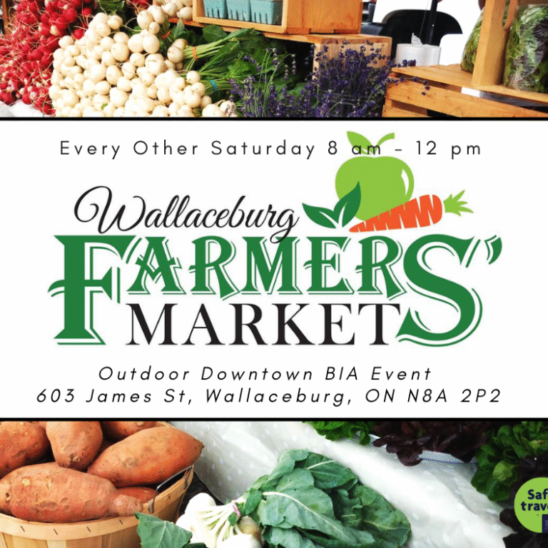 Wallaceburg Farmers’ Market marks 10th season with Saturday kickoff