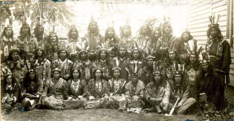 TBT: Walpole Island residents during Old Boys Reunion in Sandwich, 1909