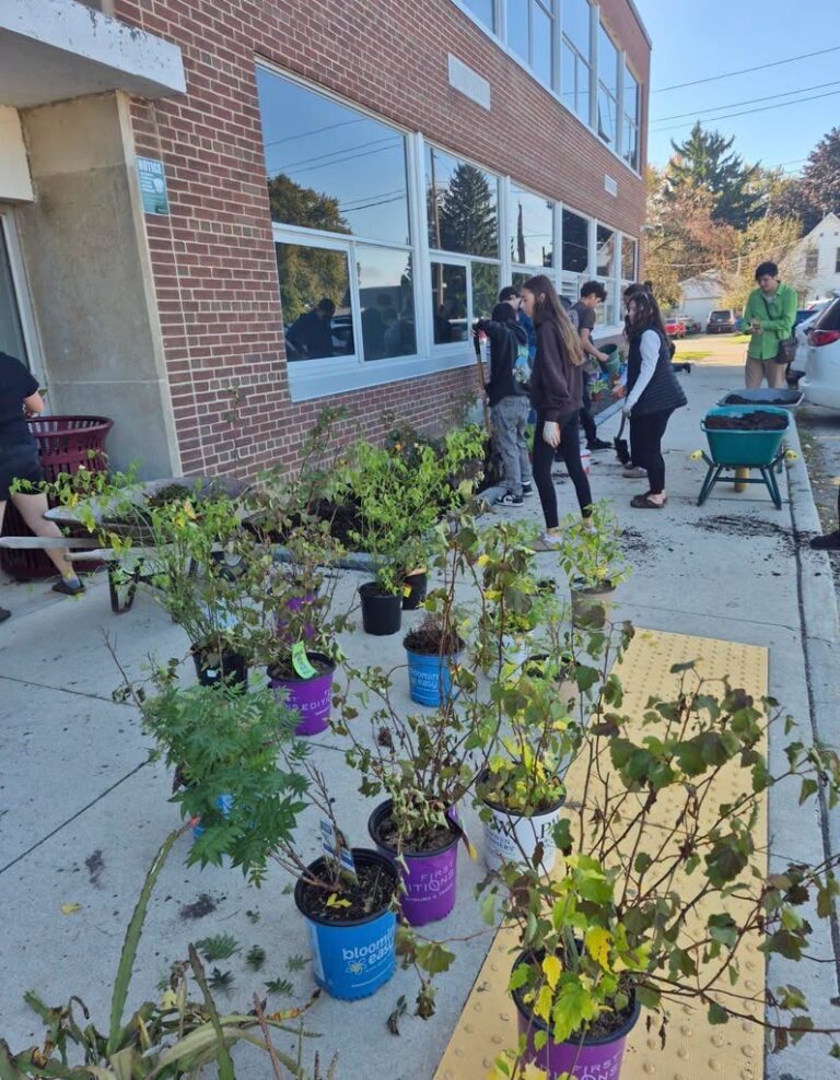 Wallaceburg District Secondary School horticulture students transform school gardens