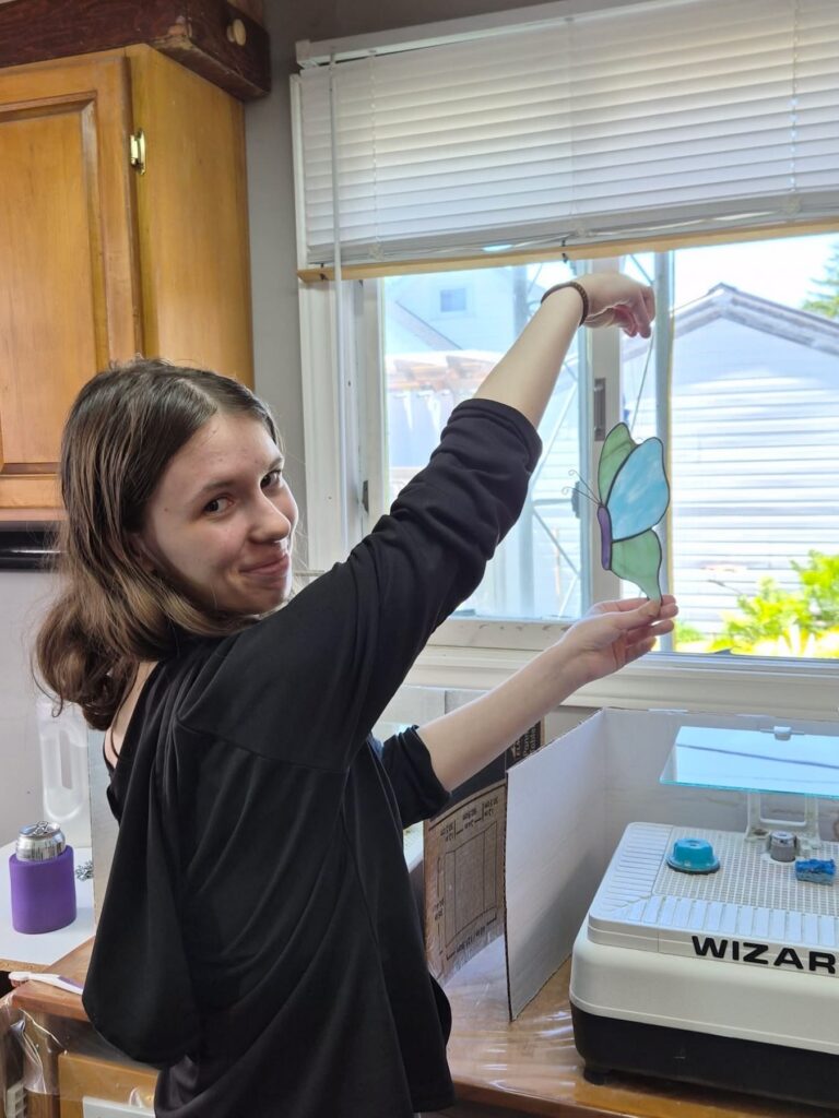 Dragonfly Stained Glass