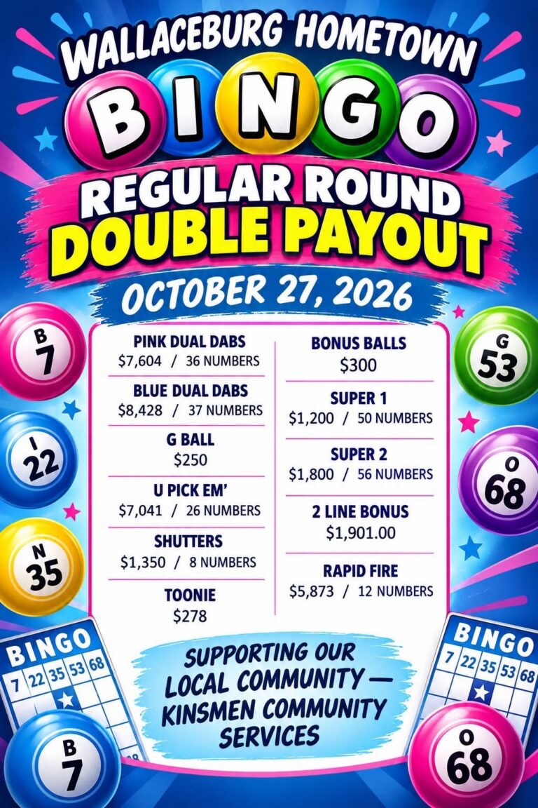 Wallaceburg Hometown Bingo
